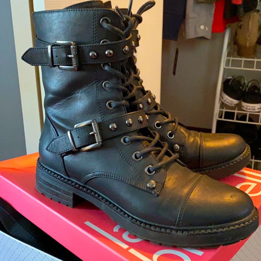Guess combat boots